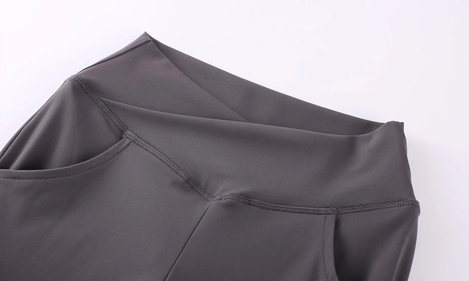 شلوار یوگا دخترانه کمر بلند، مدل دم پا گشاد، رنگ ثابت، مناسب برای 5 تا 12 سال