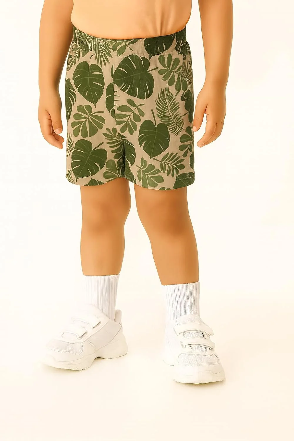 شورت نخی فوق العاده نرم کودک LUAY، مناسب نوزادان و کودکان نوپا، بسته ترکیبی شورت های لینن نخی تابستانی گشاد با کمر کشی و رنگ ثابت