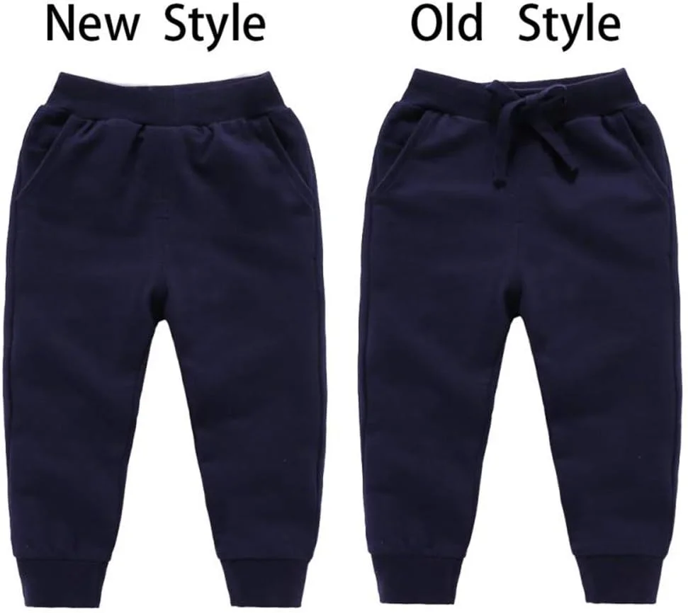 شلوار گرم پنبه ای ضخیم بچه گانه HAXICO، کمر کشی و بند دار، مناسب فصل زمستان