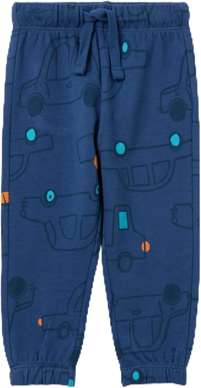 شلوار گرم کن پشمی پسرانه OVS با بند کشی و طرح چاپی