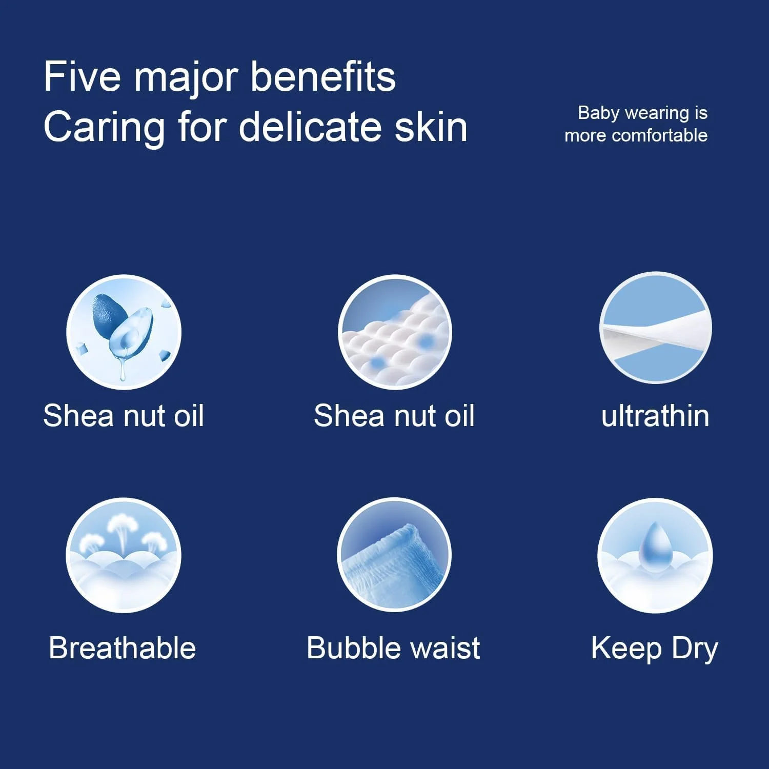 شورت پوشکی بچه، مدل بالا کشیدنی، سایز M (6-12 کیلوگرم)، 56 عدد – فوق العاده نرم، ضد نشت، ضد حساسیت و جاذب