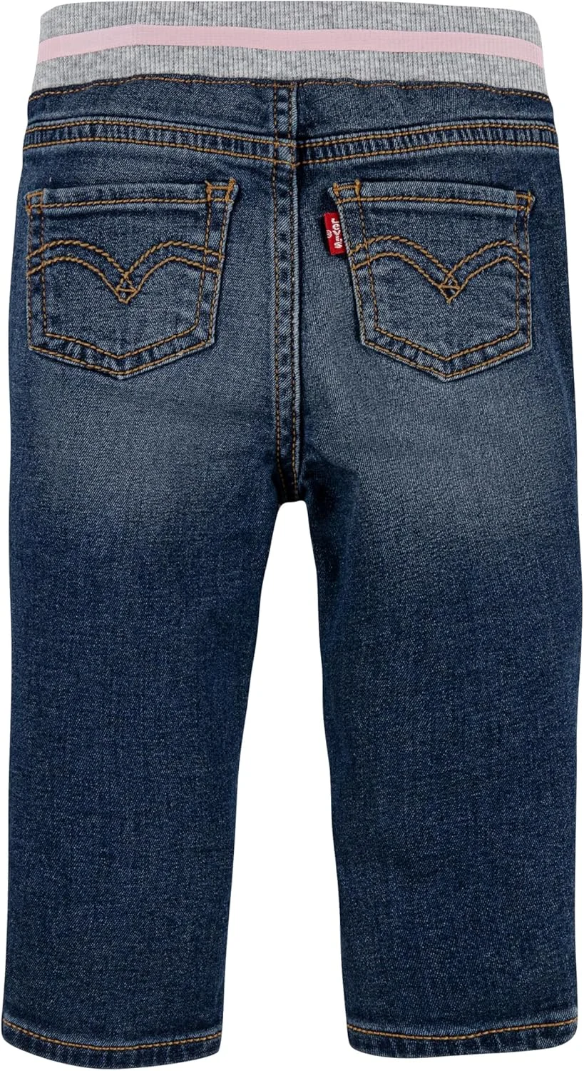 شلوار جین بچگانه دخترانه لی وایز مدل Lvg Pull On Skinny