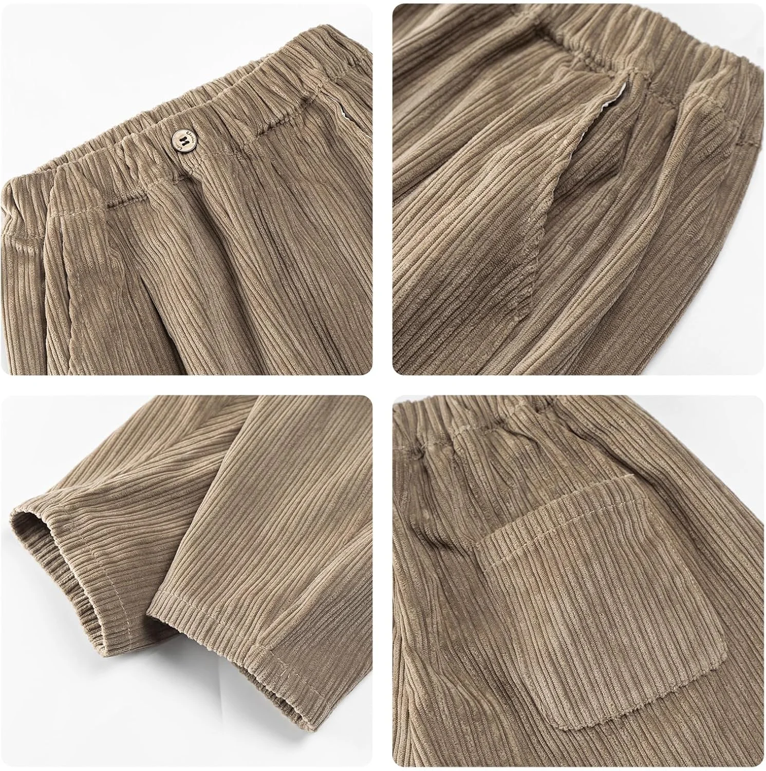 شلوار مخمل کبریتی گشاد پسرانه Volunboy مدل G10003