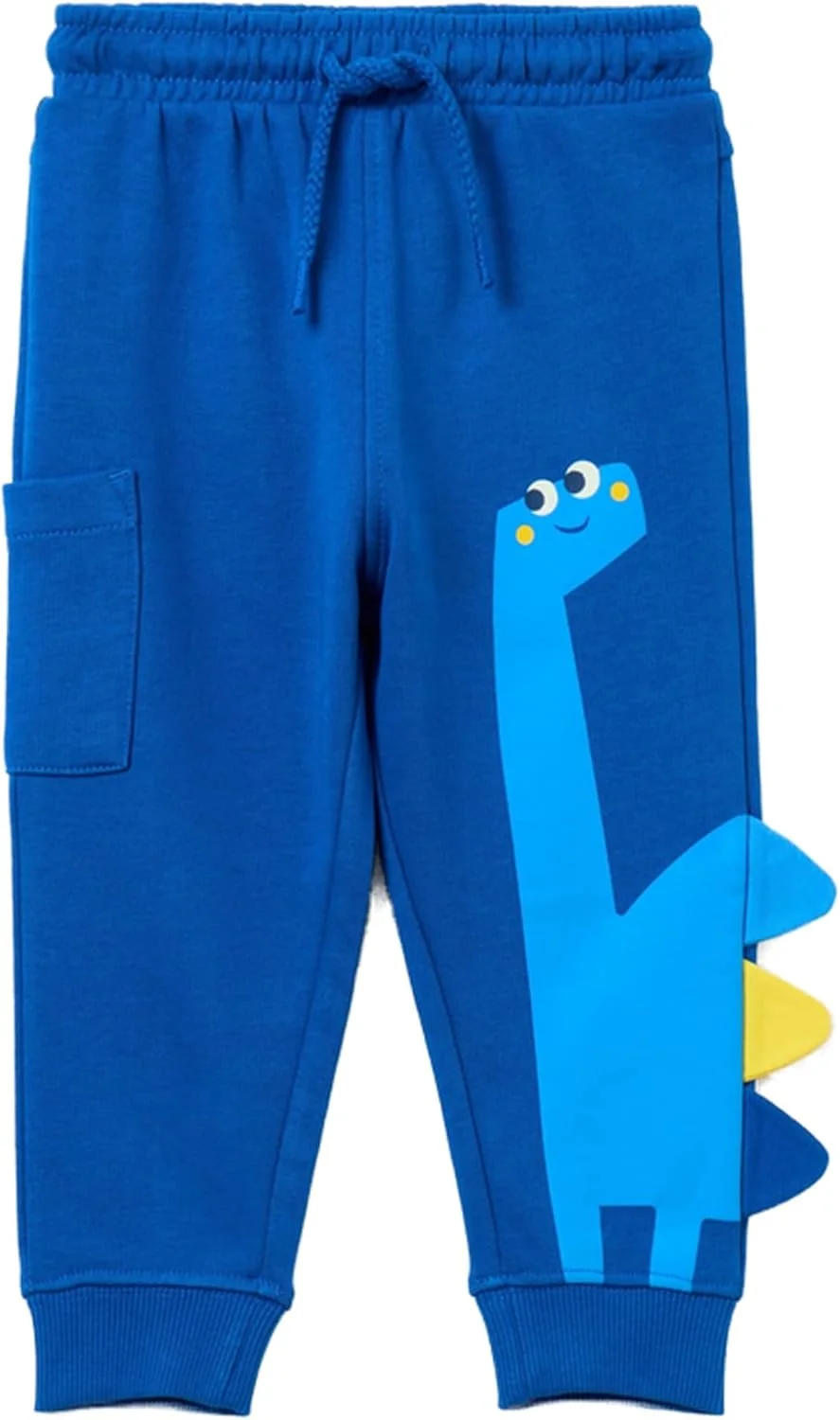 شلوار جاگر پسرانه OVS با طرح و تکه دوزی دایناسور