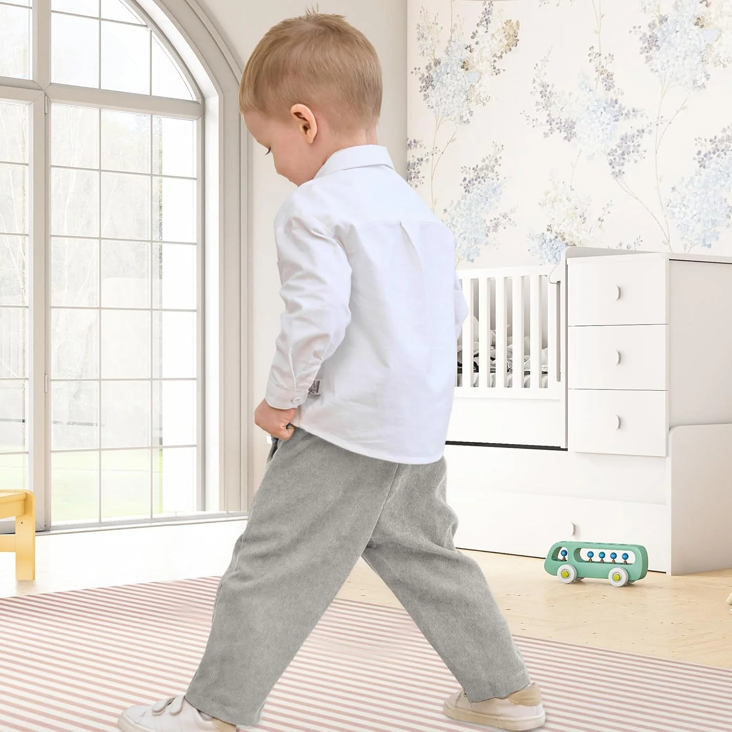 شلوار مخمل کبریتی پسرانه Neutocd، شلوار ورزشی کشی و راحت مناسب نوزادان و کودکان نوپا به همراه جیب شلوار مخمل کبریتی پسرانه Neutocd، شلوار ورزشی کشی و راحت مناسب نوزادان و کودکان نوپا به همراه جیب