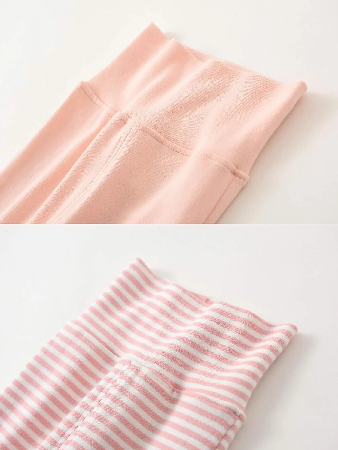 شلوار جوراب دار نوزادی دخترانه و پسرانه ACESTAR، کمر بلند، پنبه ای، مناسب برای 0 تا 12 ماه، 1 یا 3 عددی