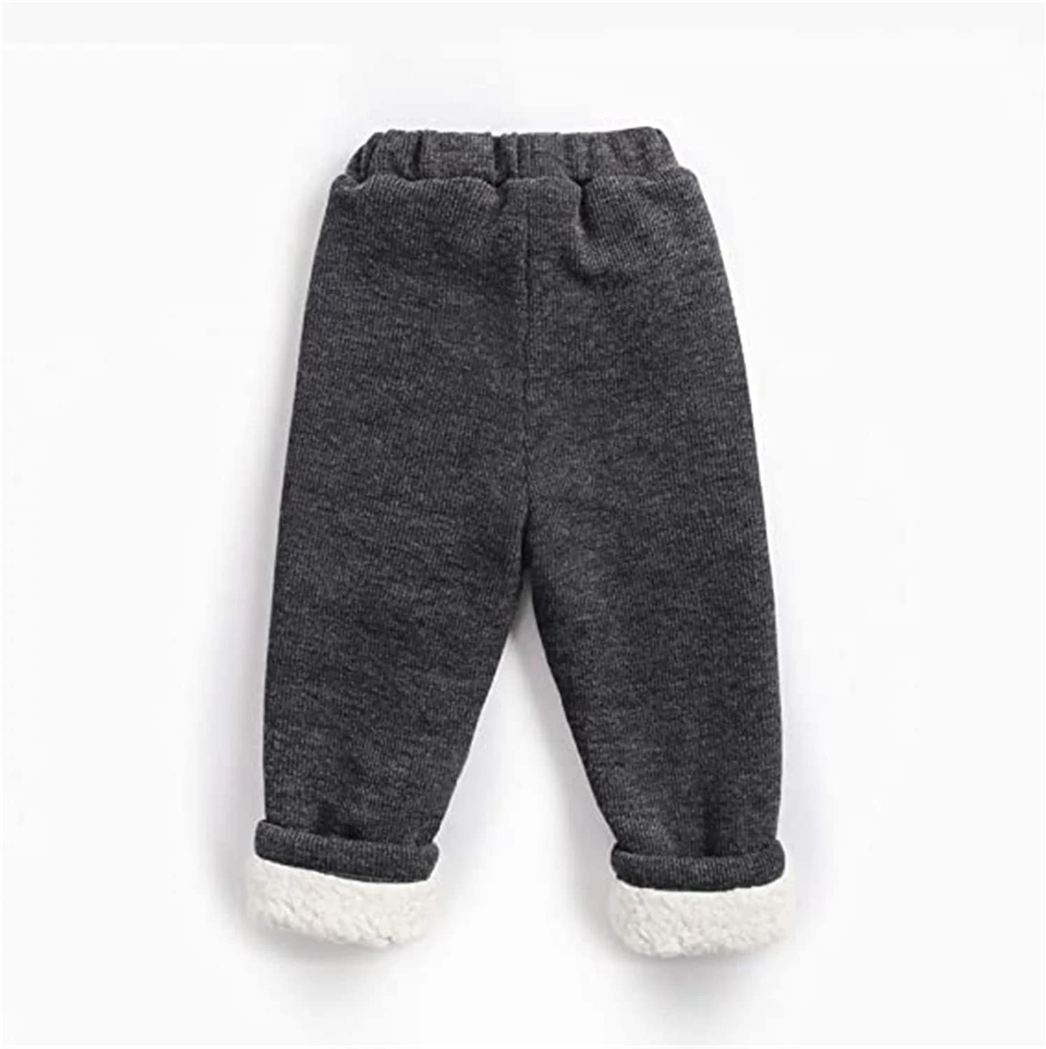 شلوار گرم زمستانی کمر بلند نوزاد دختر و پسر، شلوار پنبه ای بند دار کودک، شلوار مخمل کبریتی پشمی