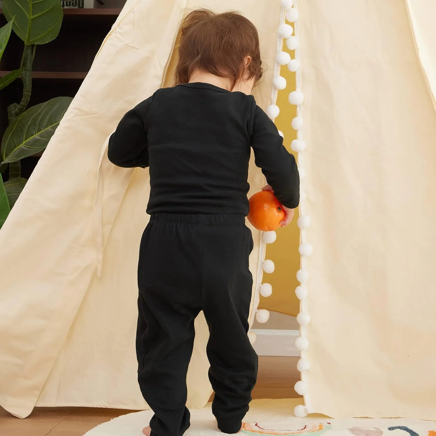 شلوار نوزادی ساده Sobowo، شلوار پنبه ای مناسب برای چهار دست و پا رفتن نوزادان پسر و دختر 0-24 ماه