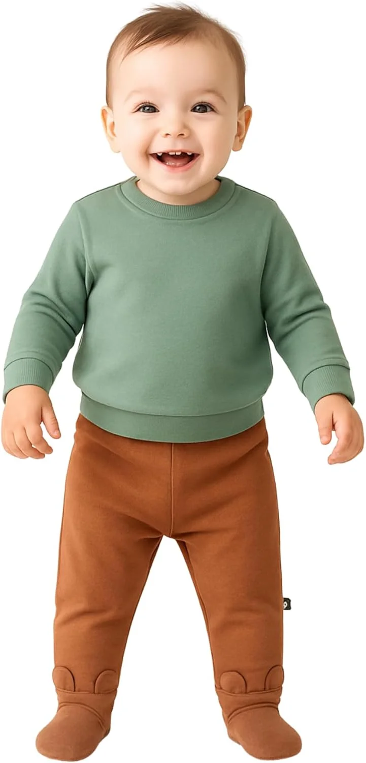 شلوار جورابدار کودک پوپیز | 100% پنبه | رنگرزی طبیعی، شلوار تنفسی (نوزاد خیلی کوچک تا 9 ماهگی) شلوار جورابدار کودک پوپیز | 100% پنبه | رنگرزی طبیعی، شلوار تنفسی (نوزاد خیلی کوچک تا 9 ماهگی)