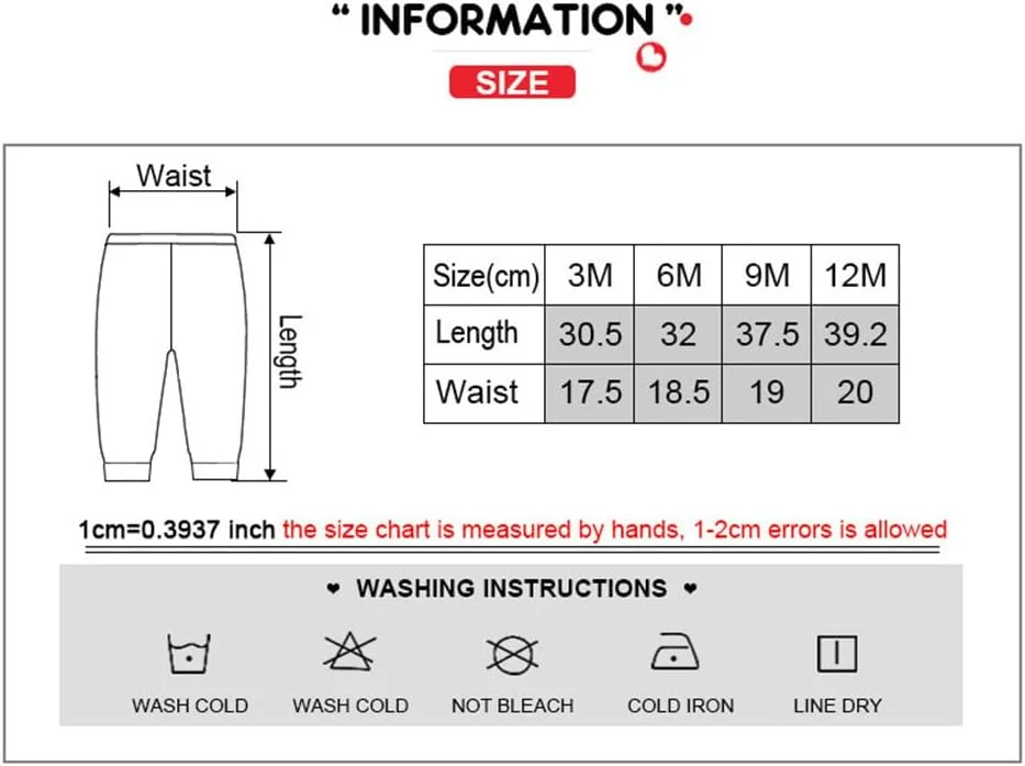 ست شلوار نوزادی پنبه ای نرم مناسب پسر و دختر، 5 عددی، سایز 0 تا 12 ماه
