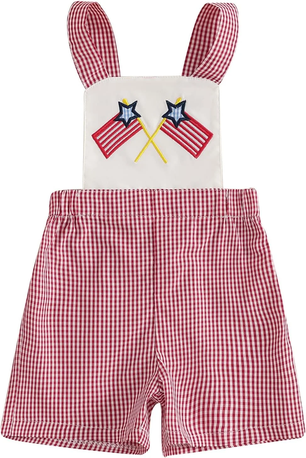 لباس سرهمی شلوارکی نوزادی طرح پرچم آمریکا، مناسب برای دختران و پسران، لباس تابستانی لباس سرهمی شلوارکی نوزادی طرح پرچم آمریکا، مناسب برای دختران و پسران، لباس تابستانی