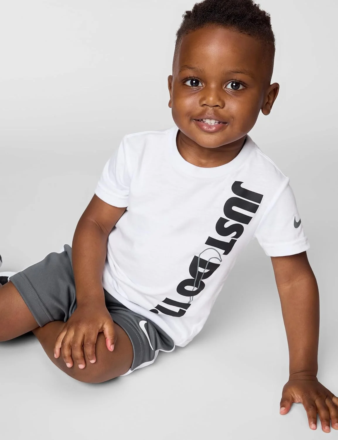 ست تی‌شرت و شلوارک پسرانه نایکی "فقط انجامش بده" 2 تکه