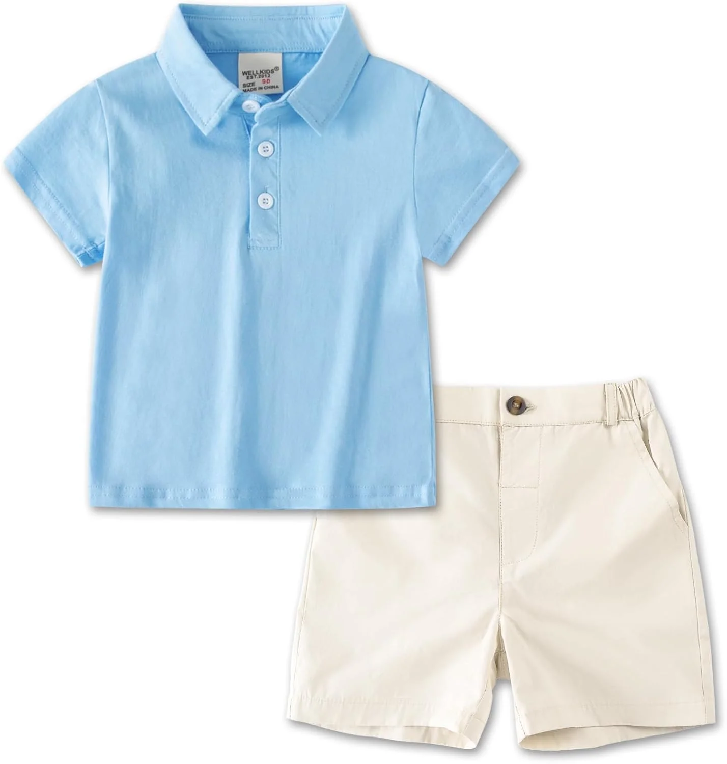 ست تیشرت پولو آستین کوتاه و شلوارک پسرانه تابستانی، مناسب ساحل ست تیشرت پولو آستین کوتاه و شلوارک پسرانه تابستانی، مناسب ساحل