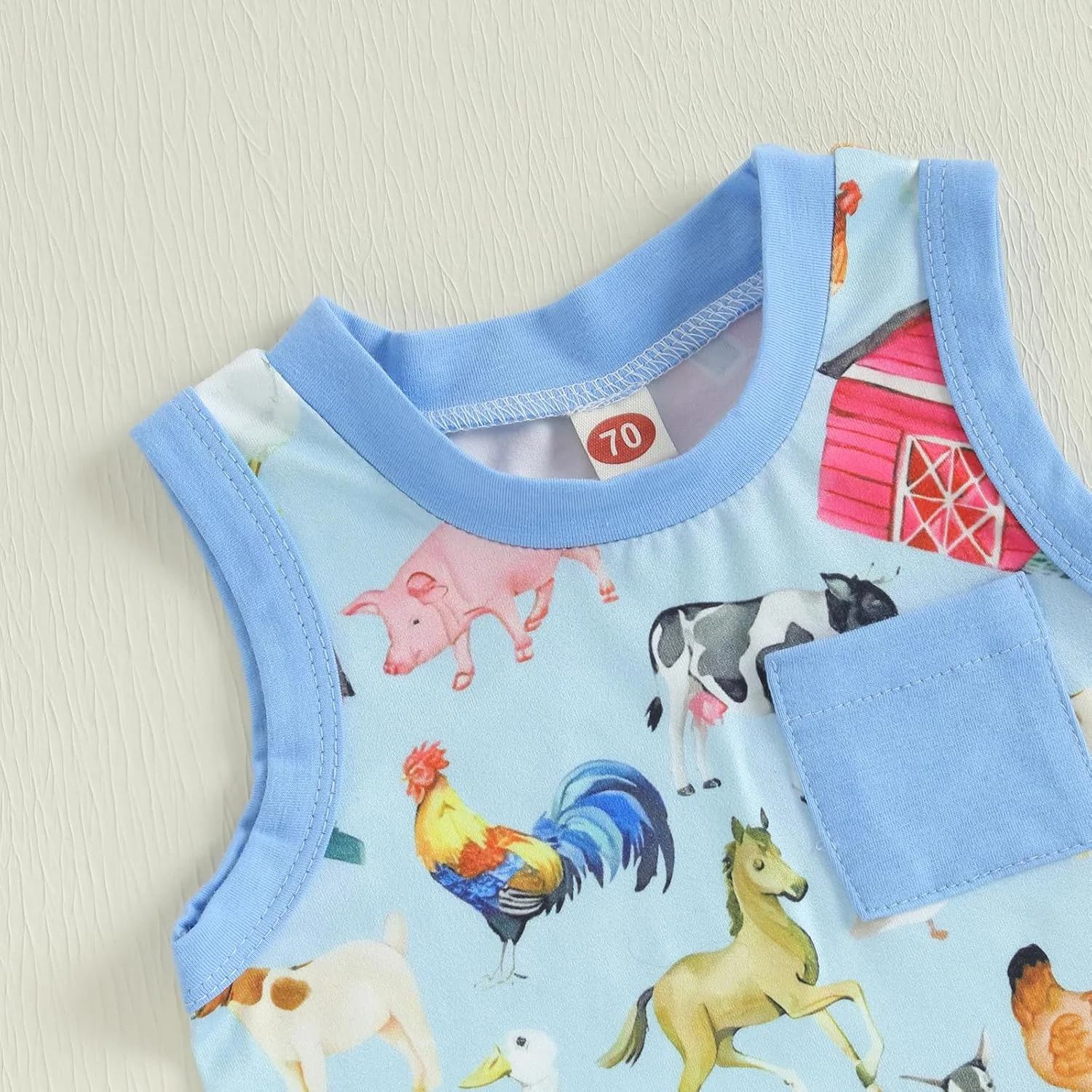 لباس تابستانی پسرانه نوپا Ledy Champswiin، تاپ های نخی طرح دایناسور و حروف + شورت الاستیک خاکستری 2 تکه لباس تابستانی پسرانه نوپا Ledy Champswiin، تاپ های نخی طرح دایناسور و حروف + شورت الاستیک خاکستری 2 تکه