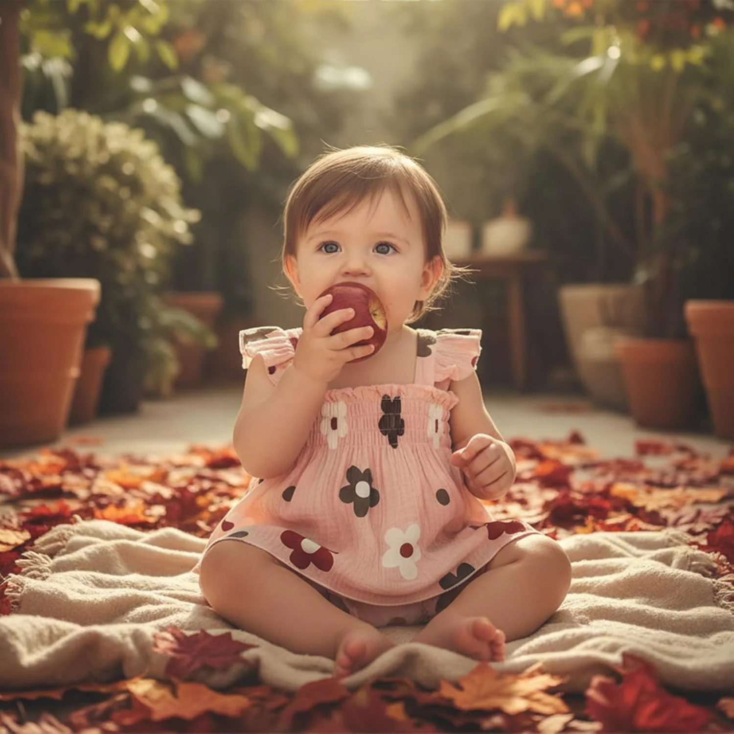 ست لباس تابستانی دخترانه شامل تیشرت چین‌دار و شورت، مناسب برای کودکان خردسال و ساحل