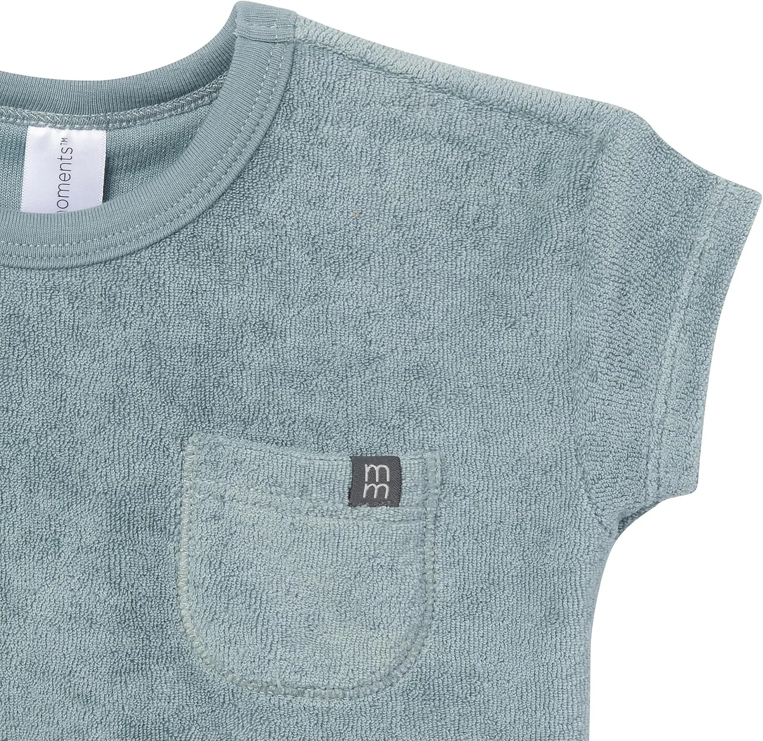 ست تی‌شرت و شلوارک تری بافتنی پسرانه مدرن مومنتز