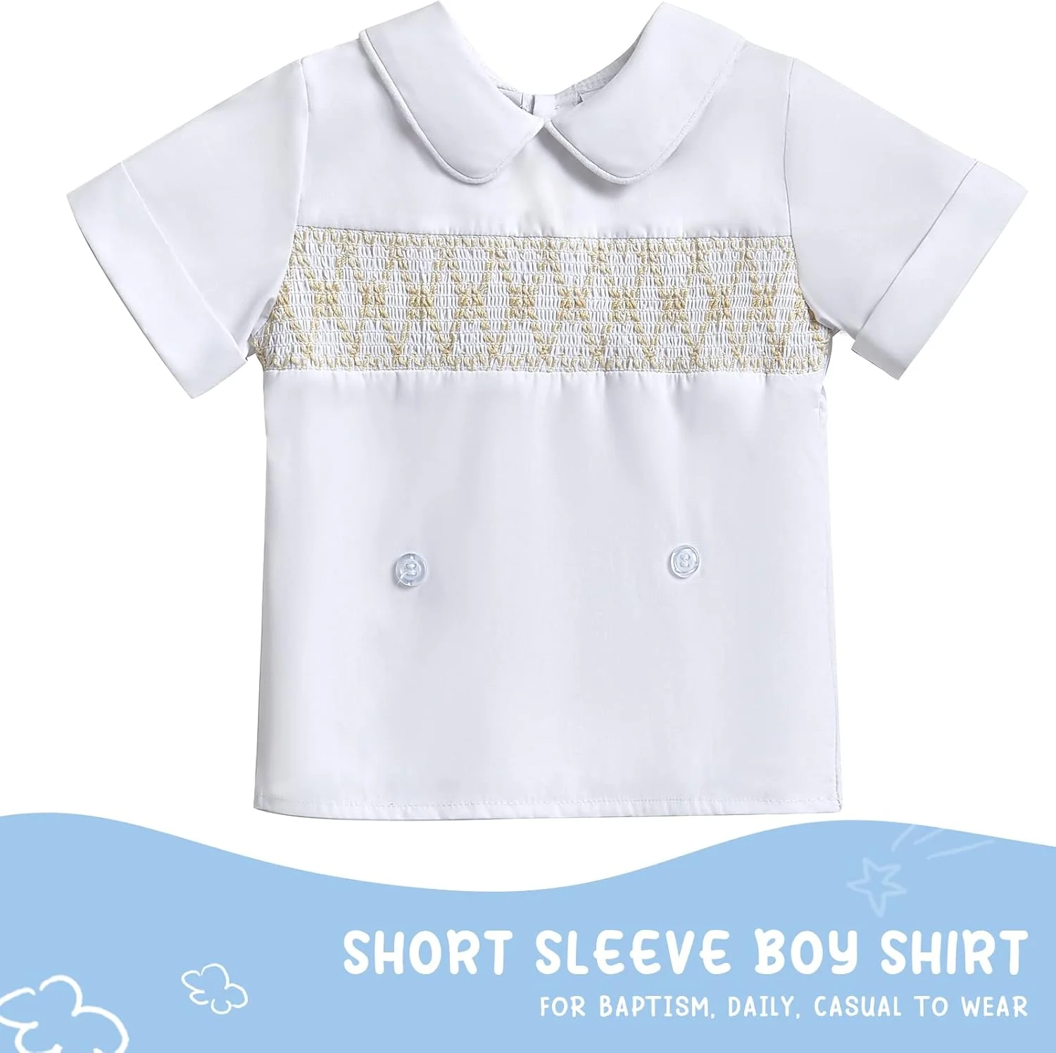 ست لباس پسرانه نوزادی Booulfi (بسته 4 عددی)