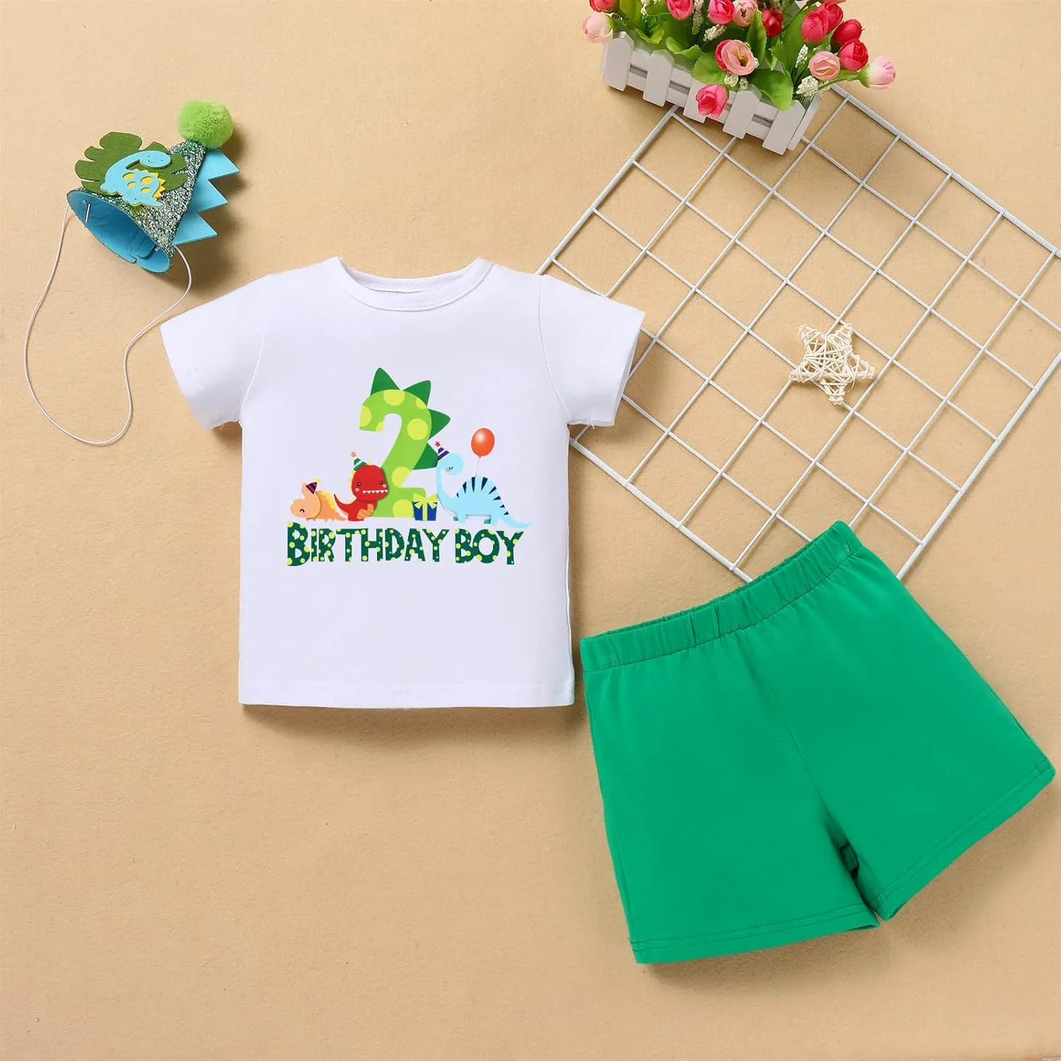 لباس تولد پسرانه طرح دایناسور لباس تولد پسرانه طرح دایناسور