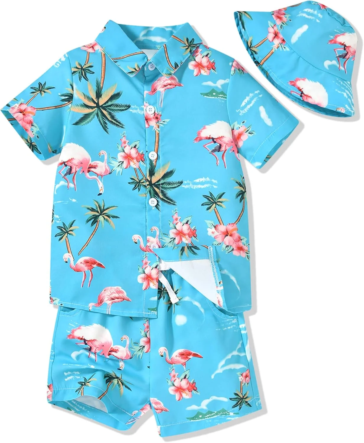 لباس های تابستانی پسرانه Fioukiay، ست های شورت و پیراهن طرح گل لباس های تابستانی پسرانه Fioukiay، ست های شورت و پیراهن طرح گل