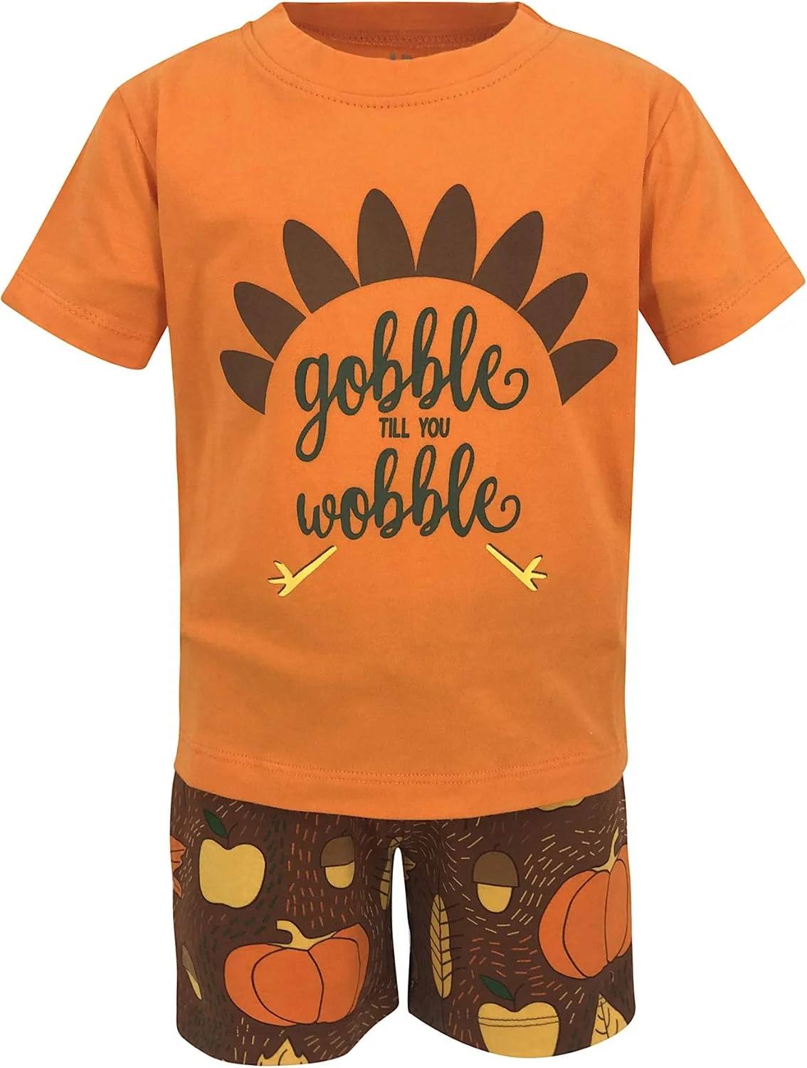 ست لباس دو تکه پسرانه با طرح شکرگزاری