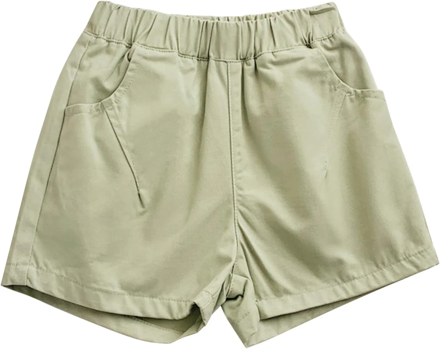 شلوارک کارگو تابستانی نخی دخترانه و پسرانه، شلوارک های غیر رسمی با کمر کشی شلوارک کارگو تابستانی نخی دخترانه و پسرانه، شلوارک های غیر رسمی با کمر کشی