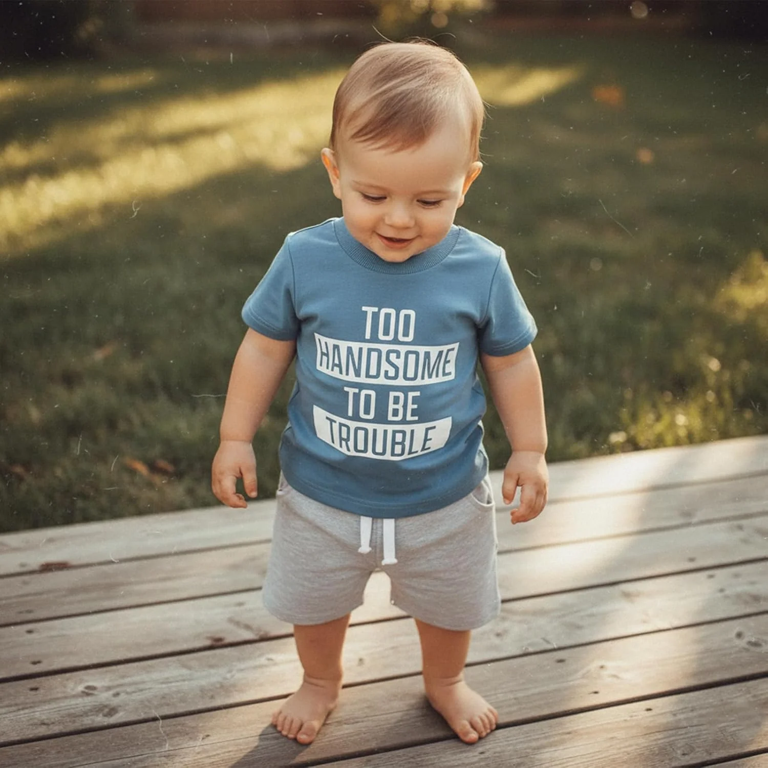 ست لباس تابستانی پسرانه Fernvia برای کودکان نوپا، سایزهای ۱T ۲T ۳T ۴T ۵T، شامل تیشرت آستین کوتاه با طرح حروف و شلوارک کشی ست لباس تابستانی پسرانه Fernvia برای کودکان نوپا، سایزهای ۱T ۲T ۳T ۴T ۵T، شامل تیشرت آستین کوتاه با طرح حروف و شلوارک کشی