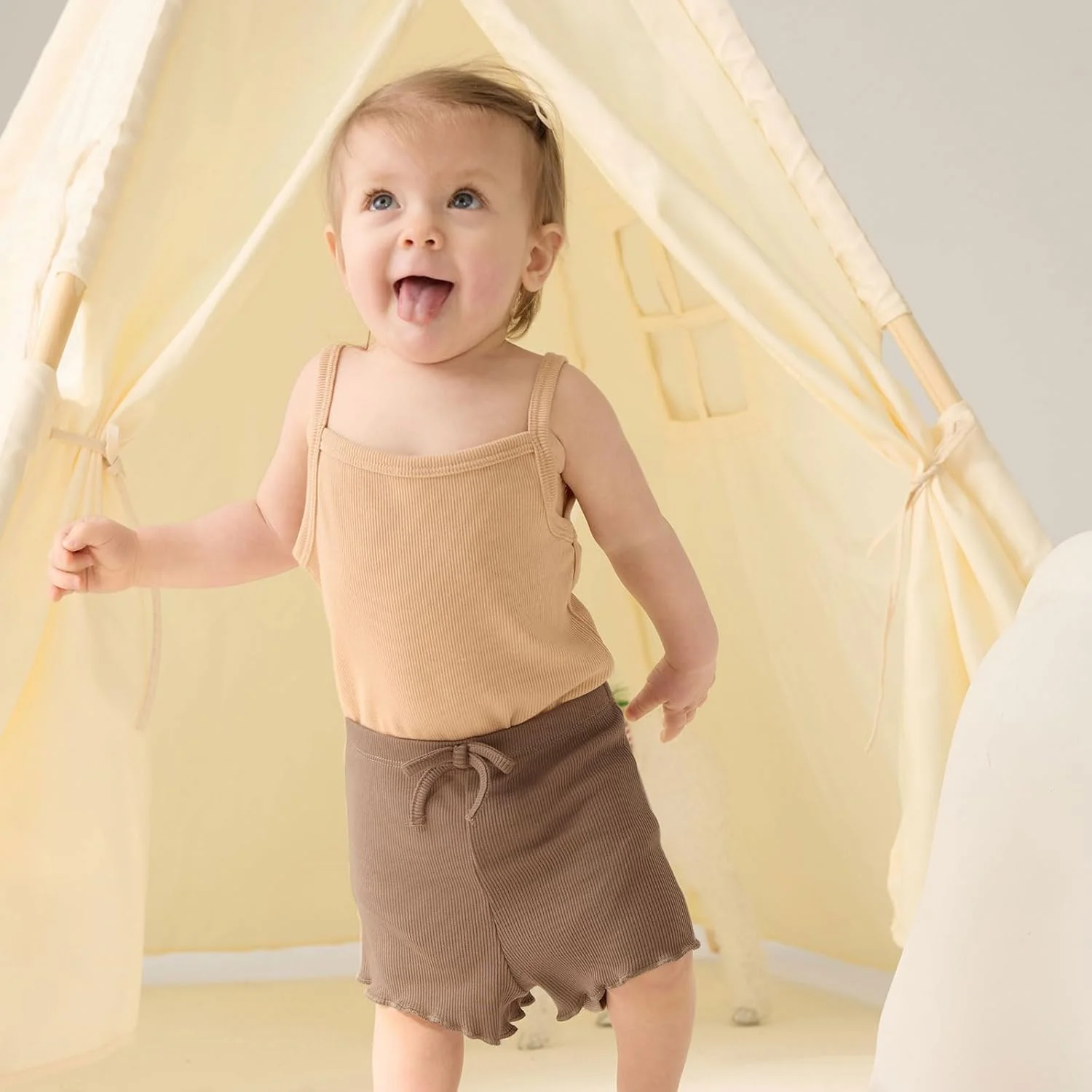 شورت نوزاد دخترانه SOBOWO کبریتی 3 عددی، شورت های نرم و کشی کمر الاستیک مناسب بازی های غیر رسمی تابستانی شورت نوزاد دخترانه SOBOWO کبریتی 3 عددی، شورت های نرم و کشی کمر الاستیک مناسب بازی های غیر رسمی تابستانی