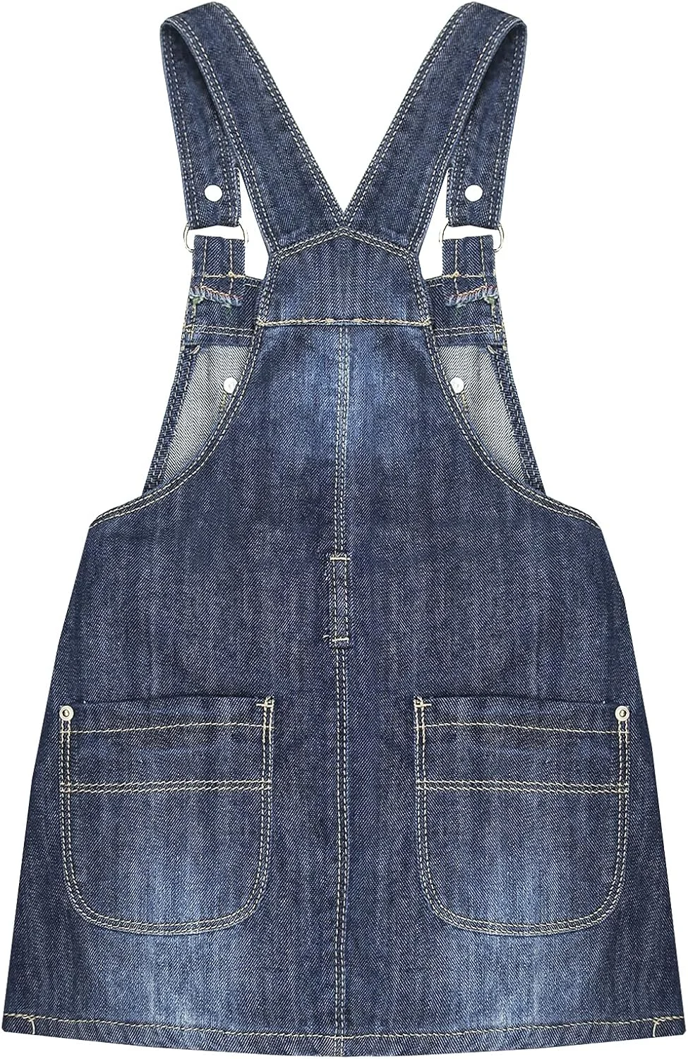 لباس جین توری گلدوزی شده گل روباه دخترانه نوپا KIDSCOOL SPACE لباس جین توری گلدوزی شده گل روباه دخترانه نوپا KIDSCOOL SPACE