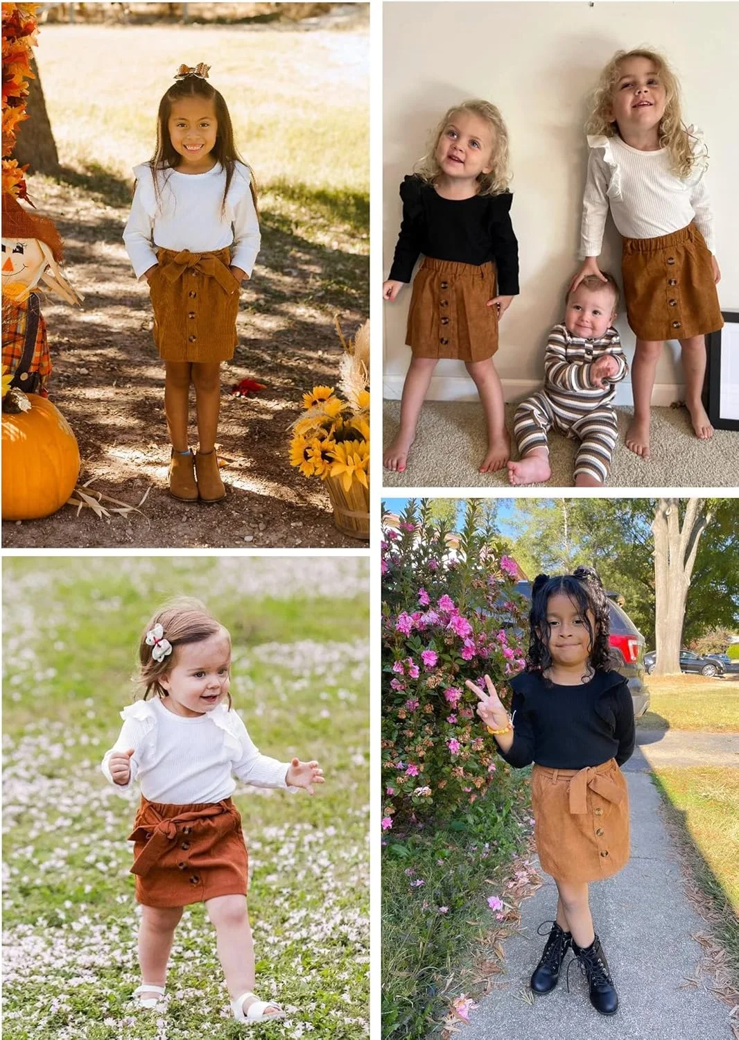 ست دامن و بلوز بافتنی دخترانه Rosebea، مناسب فصل بهار، پاییز و زمستان ست دامن و بلوز بافتنی دخترانه Rosebea، مناسب فصل بهار، پاییز و زمستان