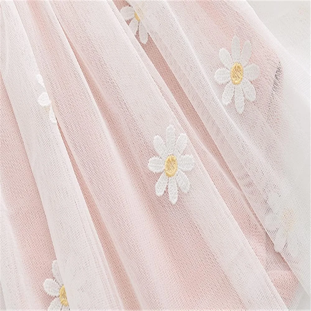 ست لباس دخترانه بچه گانه، آستین بلند، طرح گل بابونه، دامن توتو توری، رامپر یک تکه، لباس پاییزی ست لباس دخترانه بچه گانه، آستین بلند، طرح گل بابونه، دامن توتو توری، رامپر یک تکه، لباس پاییزی