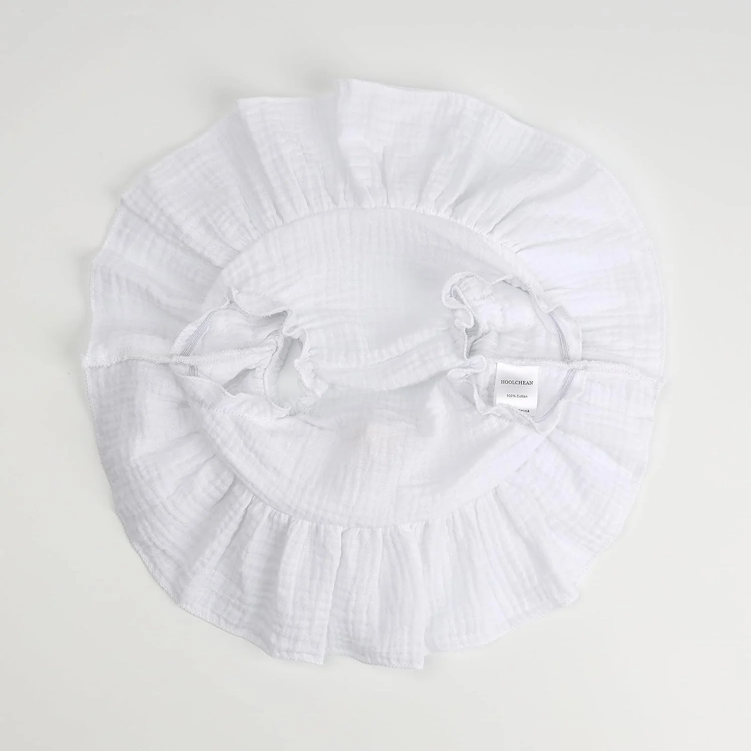 دامن کوتاه چین‌دار دخترانه نوزادی هولچن، از جنس نخ نرم و لطیف با شورت