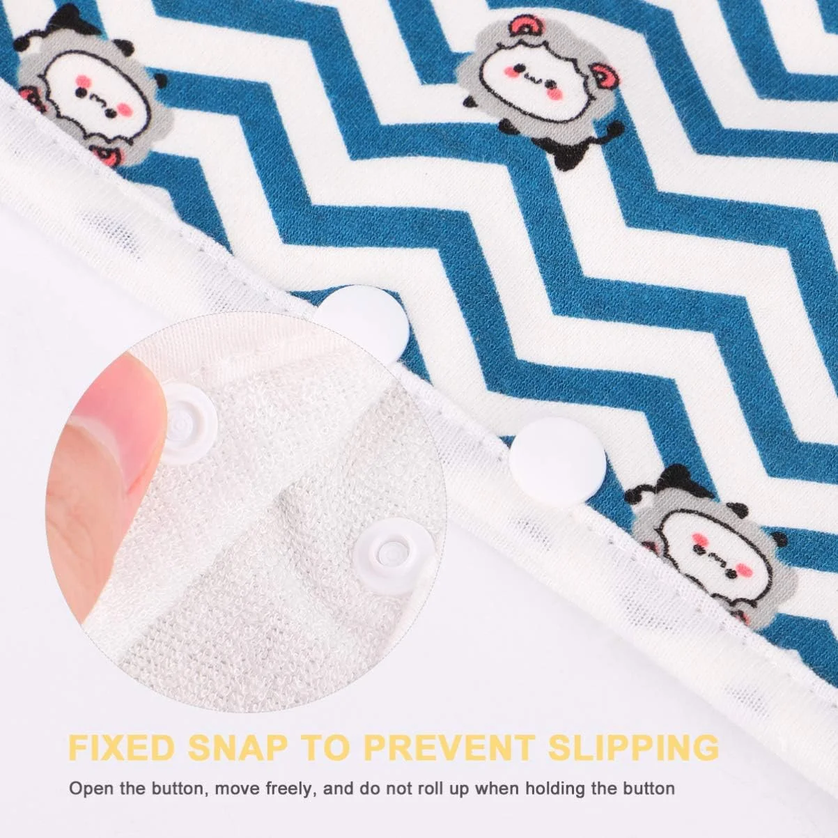 دامن پوشک پنبه ای کودک نووبستی (سفید آبی)