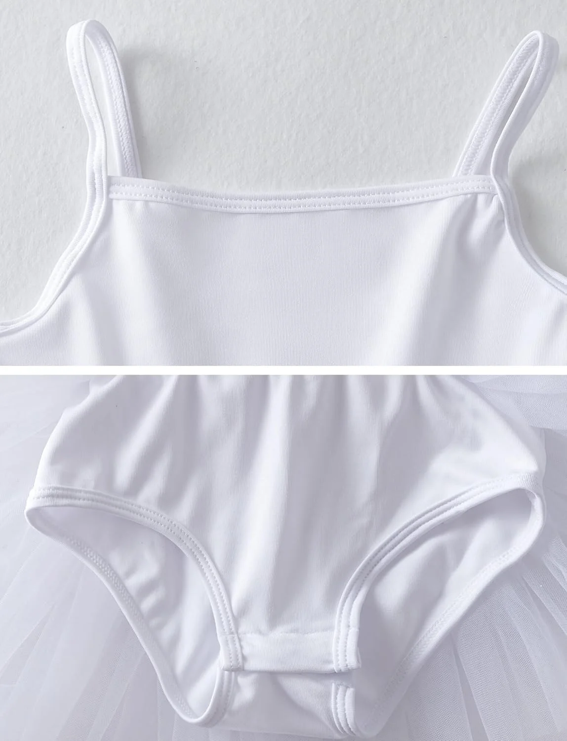 لباس رقص باله دخترانه هپی چری، لباس ژیمناستیک بدون آستین با دامن توری توتو، لباس رقص باریک و زیبا، 1-8 سال