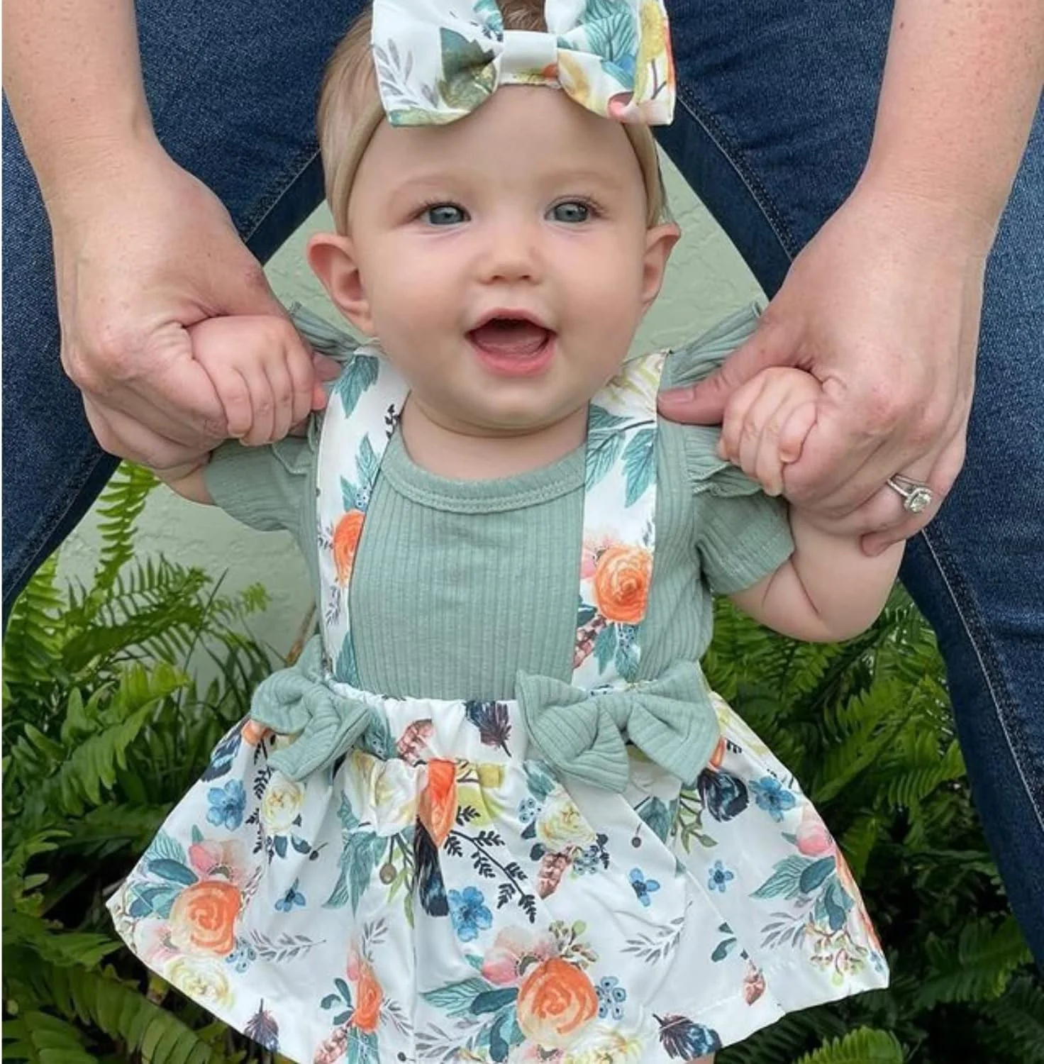 لباس سرهمی دخترانه نوزادی Unutiylo