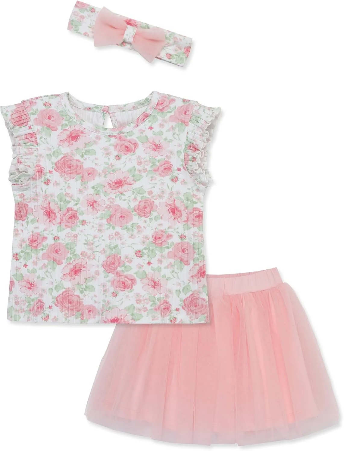 لباس های Little Me ست دامن و هدبند دخترانه، صورتی، 12 ماهه - 4 سال لباس های Little Me ست دامن و هدبند دخترانه، صورتی، 12 ماهه - 4 سال