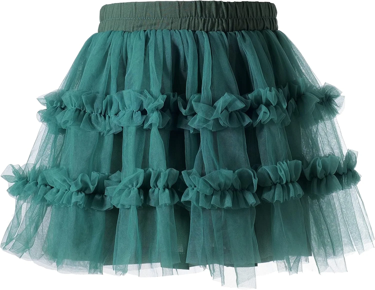 دامن توتو چند لایه توری چین دار دخترانه مناسب برای دختربچه های 6 ماهه تا 10 ساله