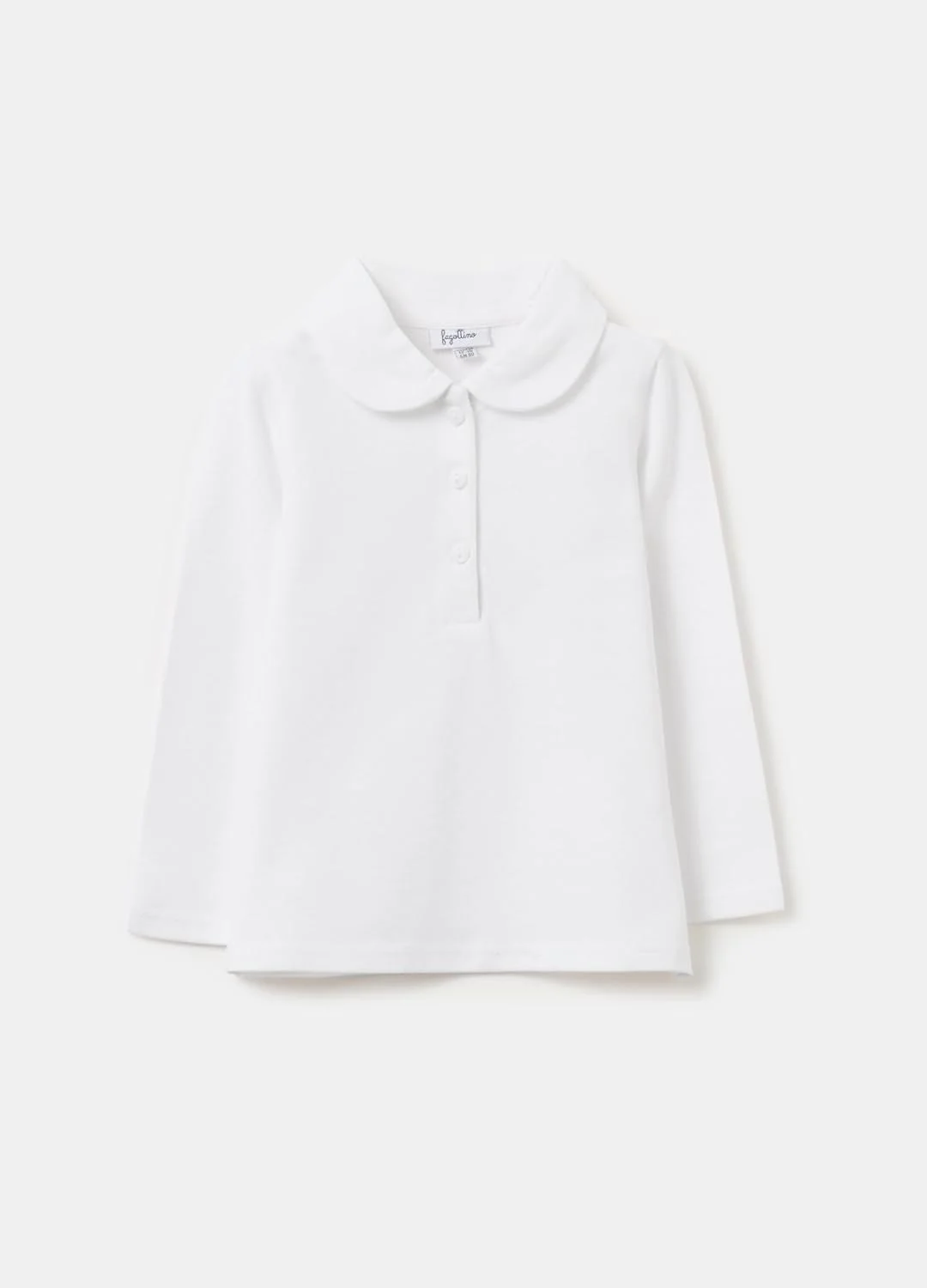 پولوشرت آستین بلند دخترانه OVS از پنبه ارگانیک