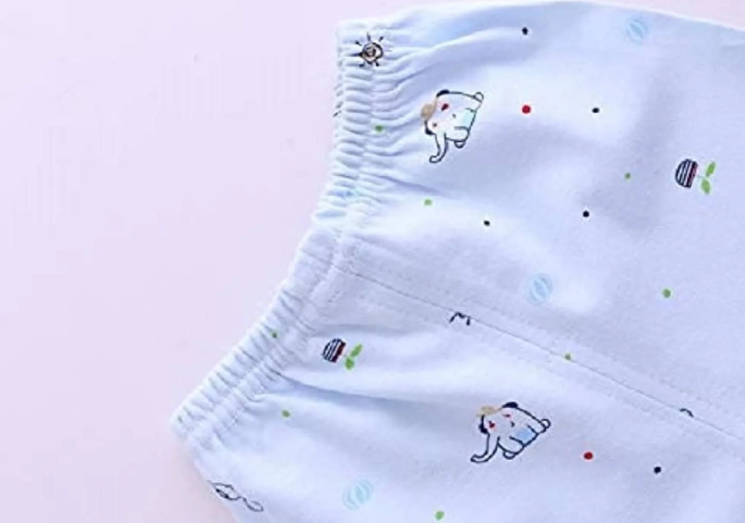 لباس نوزادی پسرانه دخترانه پنبه ای گرم نگه دارنده | ست 5 تکه | فلیس/فلالن یا فانل | ست هدیه پیشبند نوزاد (آبی آسمانی)