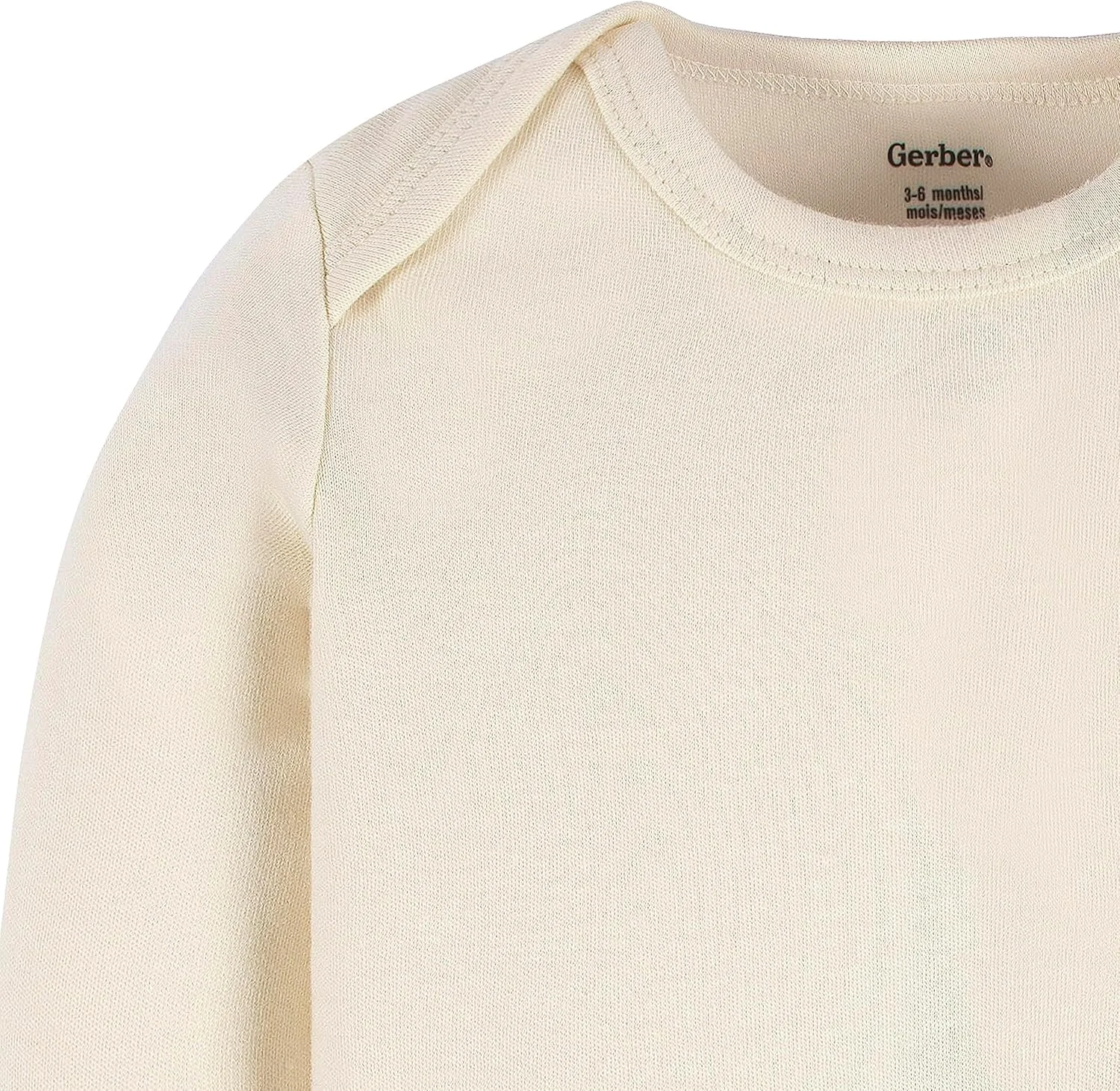 لباس زیر دکمه دار آستین بلند نوزادی و کودک نوپا، بسته 5 عددی