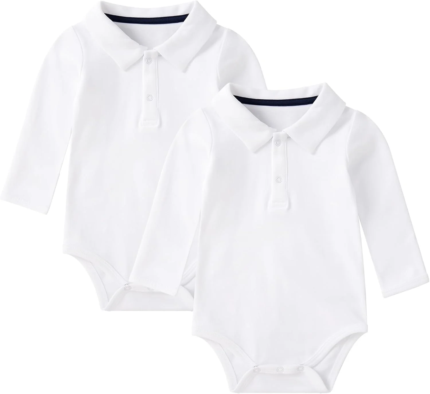 لباس سرهمی نوزادی Pureborn، بسته 2 عددی، پنبه نرم و یکسره، مناسب نوزادان پسر و دختر 0-24 ماهه