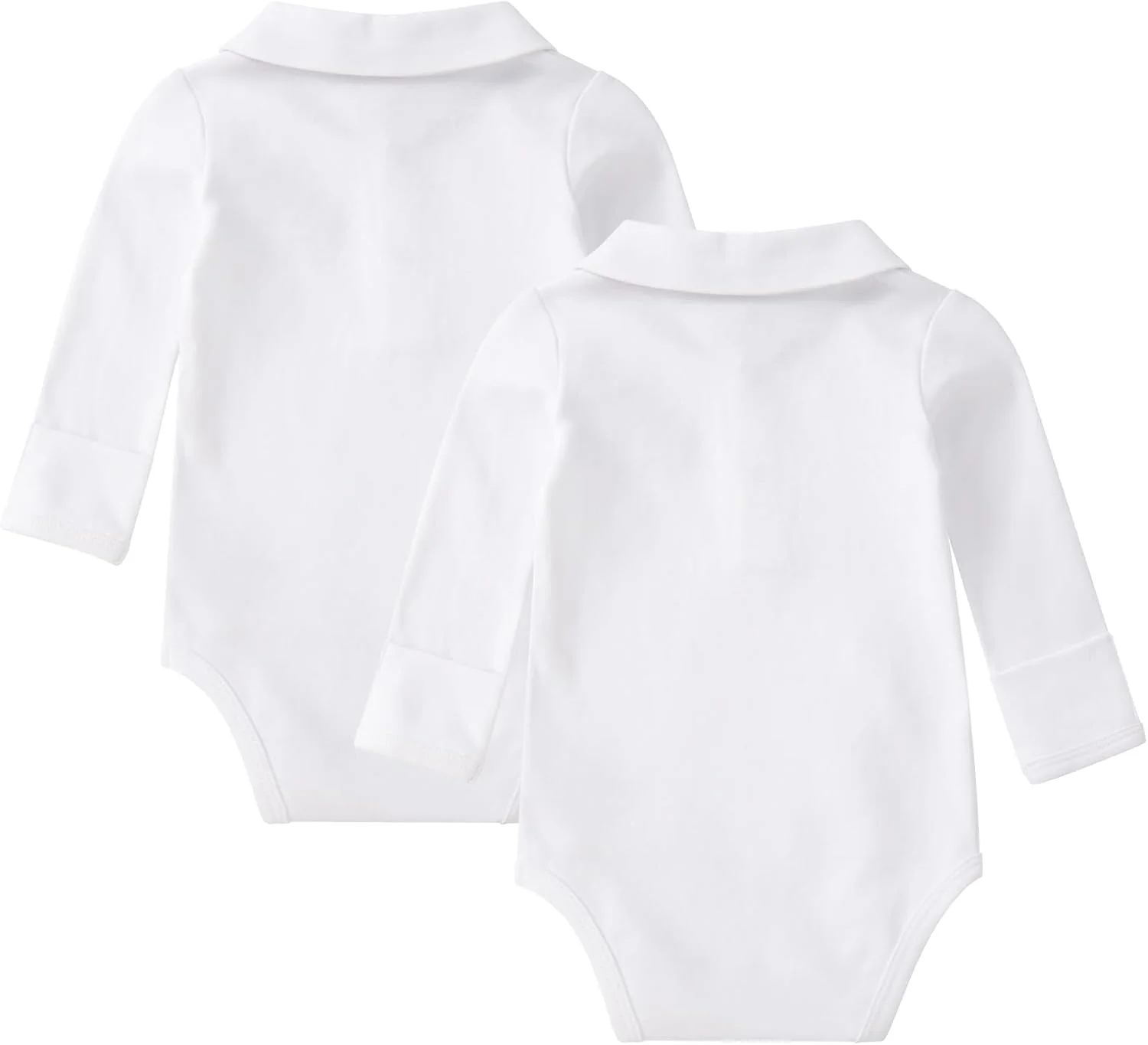 لباس سرهمی نوزادی Pureborn، بسته 2 عددی، پنبه نرم و یکسره، مناسب نوزادان پسر و دختر 0-24 ماهه