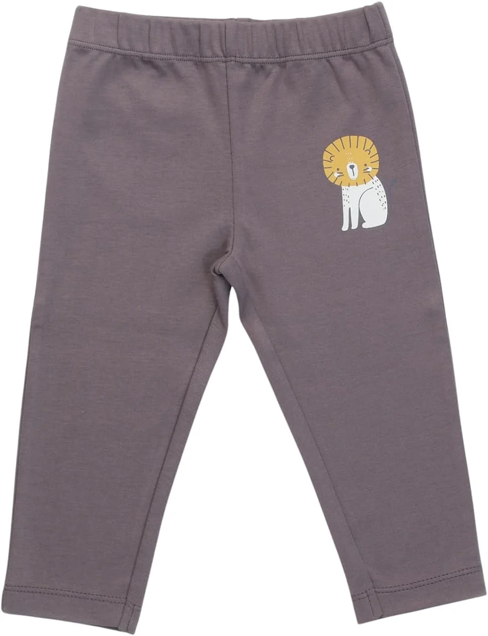 ست لباس نوزادی پسرانه طرح حیوانات نئوگو، تیشرت آستین بلند و شلوار راحتی، مناسب برای نوزادان 0 تا 24 ماه (سفید، قهوه ای)