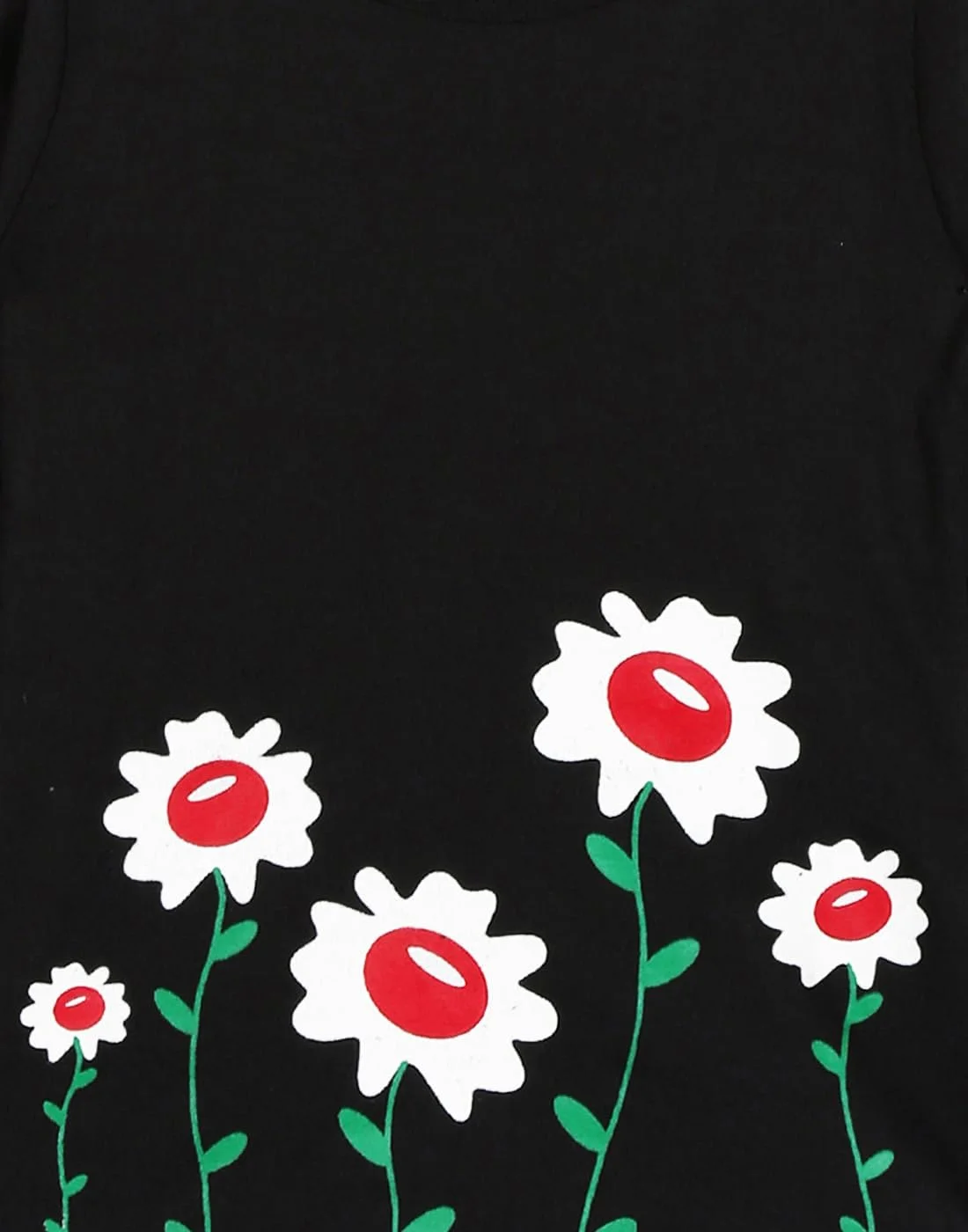 تی شرت آستین بلند نخی طرح دار دخترانه Babeezworld آبی 05011297001028-$P