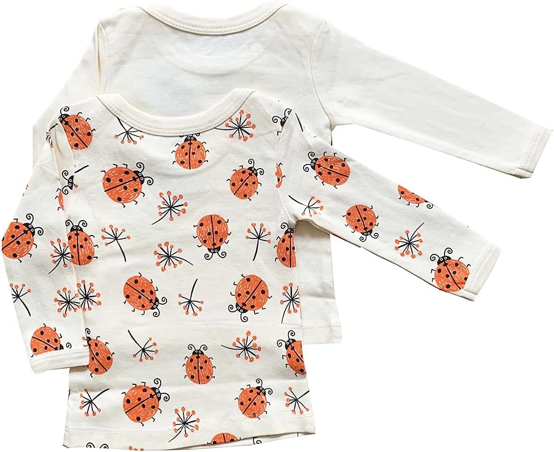 تی شرت آستین بلند لباس نوزاد پنبه ارگانیک دارای گواهی GOTS