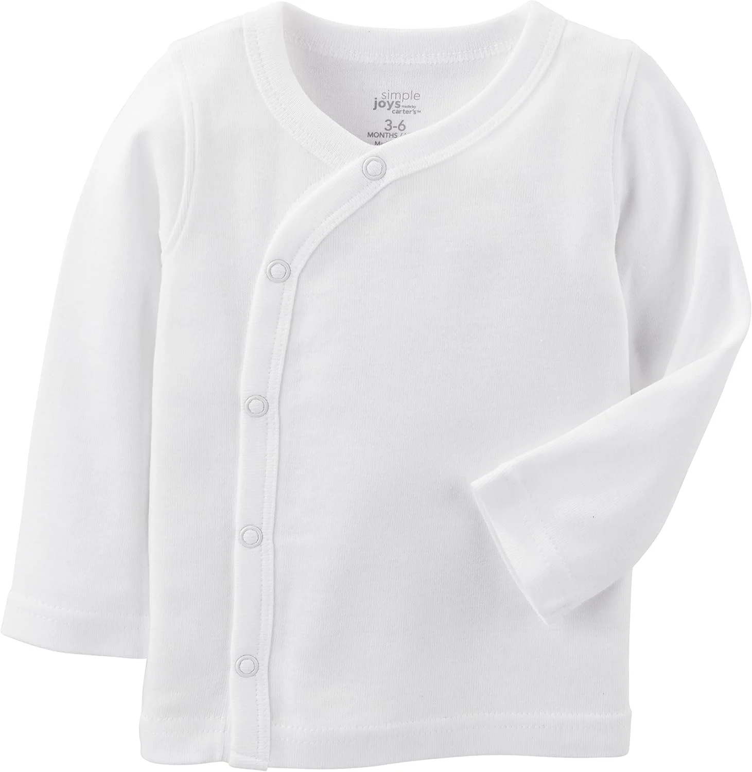 ست پنج عددی پیراهن آستین بلند نوزادی با دکمه های کناری