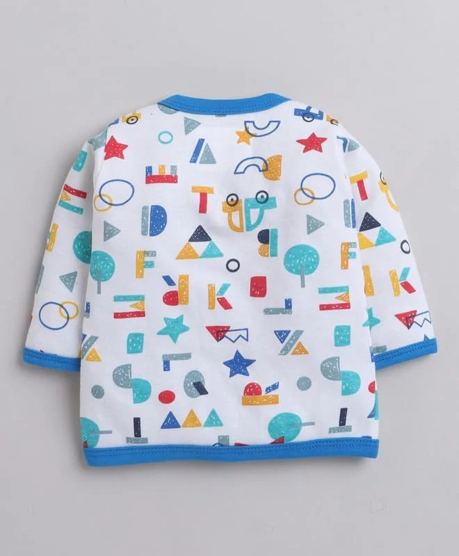 بسته ۳ عددی جابلا آستین بلند پسرانه بومزی، آبی و سفید (Peb8795)