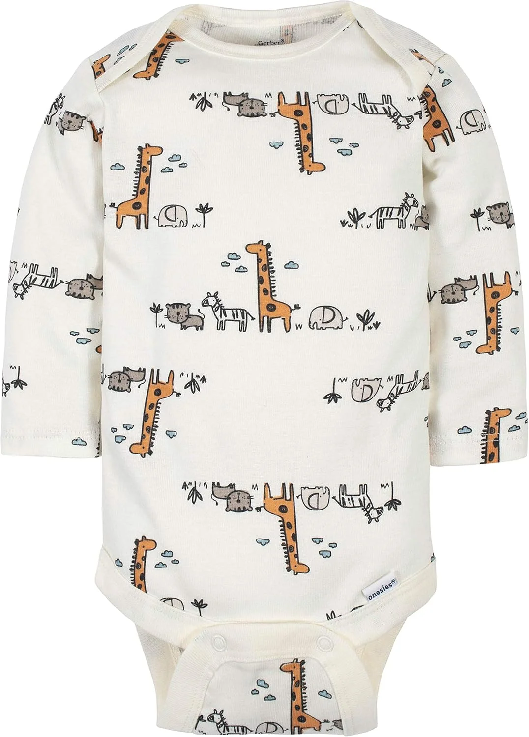 ست تی شرت نوزادی پسرانه Gerber، طرح ببر سبز