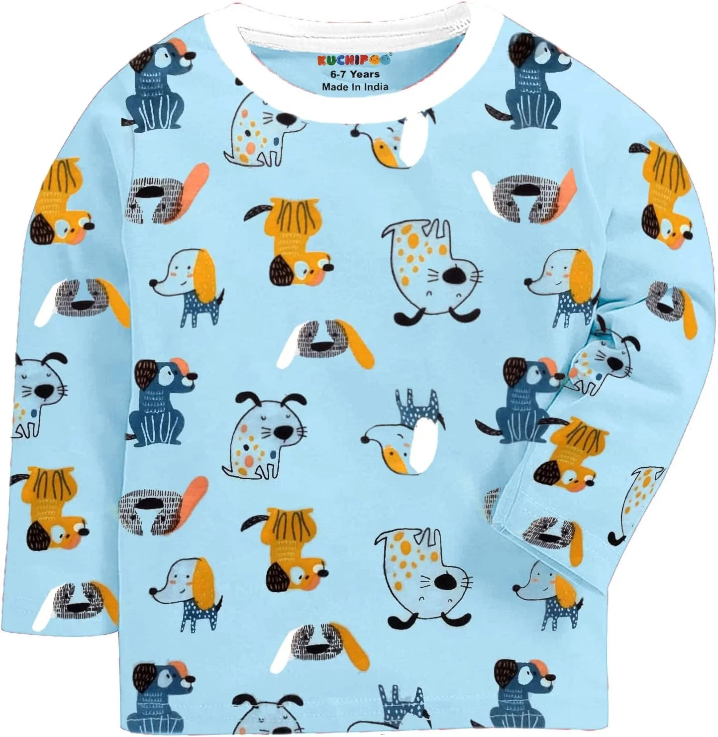 تی‌شرت بچگانه پسرانه و دخترانه کوچی‌پو - بسته 5 عددی (Tshrt-181)