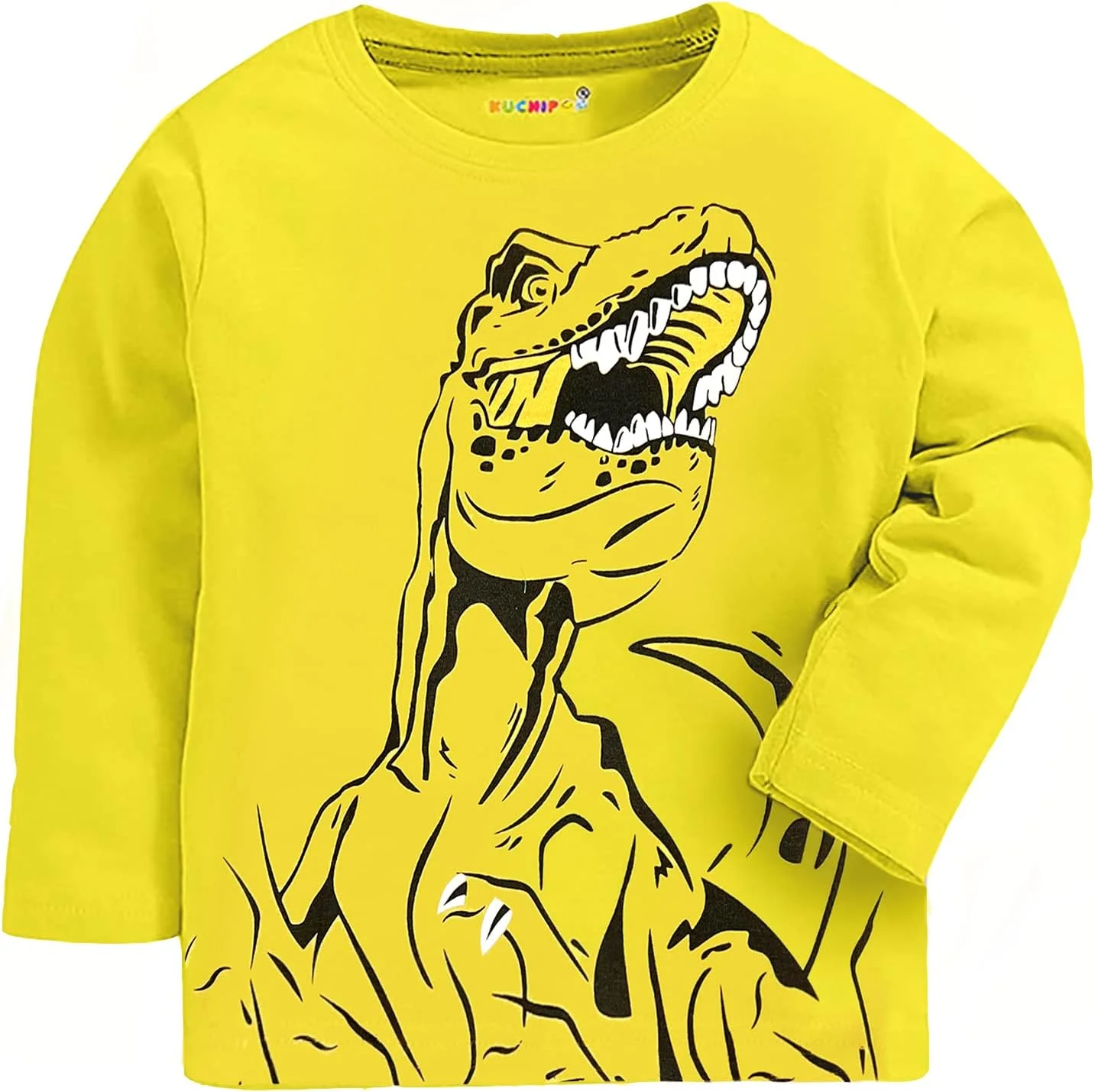 تی شرت آستین بلند پسرانه Kuchipoo - بسته 5 عددی، چند رنگ (Tshrt-196)