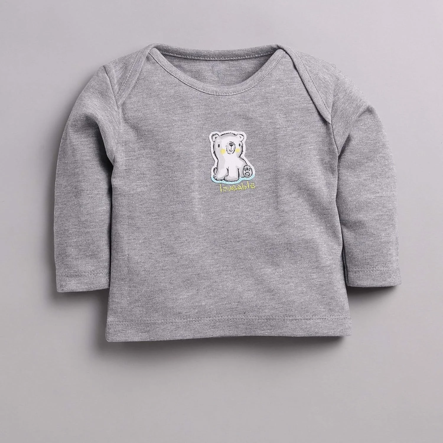 ست تی‌شرت آستین بلند دو عددی BABY GO برای نوزاد پسر (پارچه بسیار راحت برای پوست نوزاد، ست لباس زمستانی، ست ترکیبی، بسته ترکیبی تی‌شرت 2 عددی)